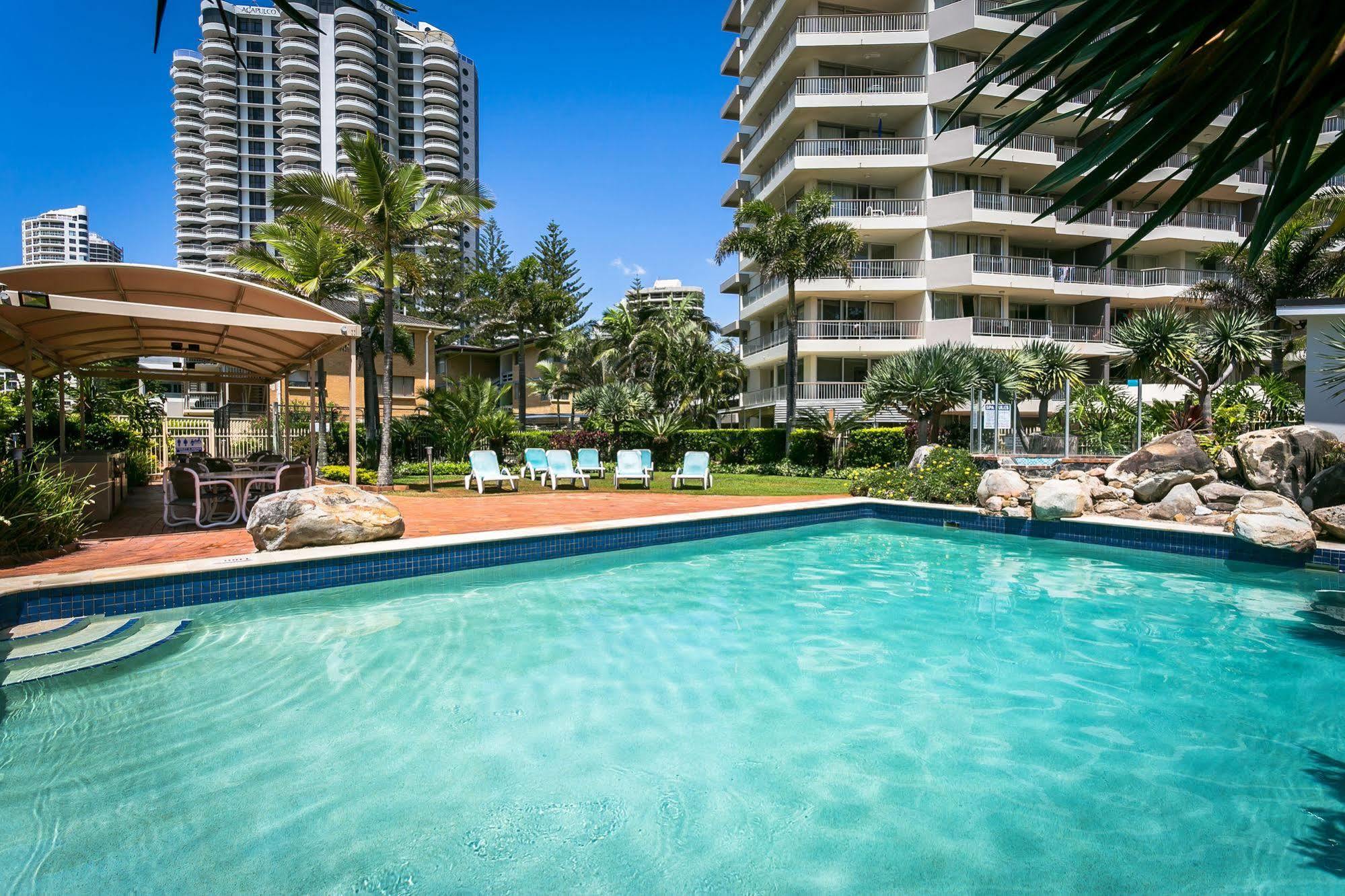 Surfers Beachside Holiday Apartments Gold Coast Exterior foto